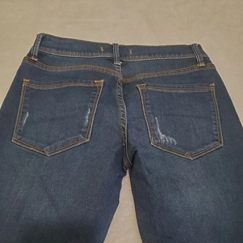 Free People womens dark Blue‎ Jeans Size W 25 denim midwaist